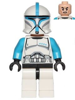 LEGO Minifigure -- Clone Trooper Lieutenant-Star Wars / Star Wars Episode 2 -- SW0502 -- Creative Brick Builders